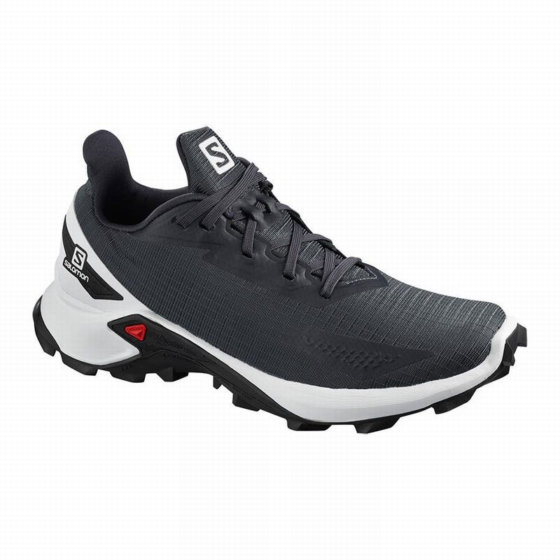 SALOMON ALPHACROSS BLAST Philippines - Women's Trail Running Shoes - Grey/White | 643018-UKN